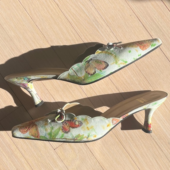 EUC Stuart Weitzman Butterfly 🦋 Mules Size 10 - Picture 8 of 8